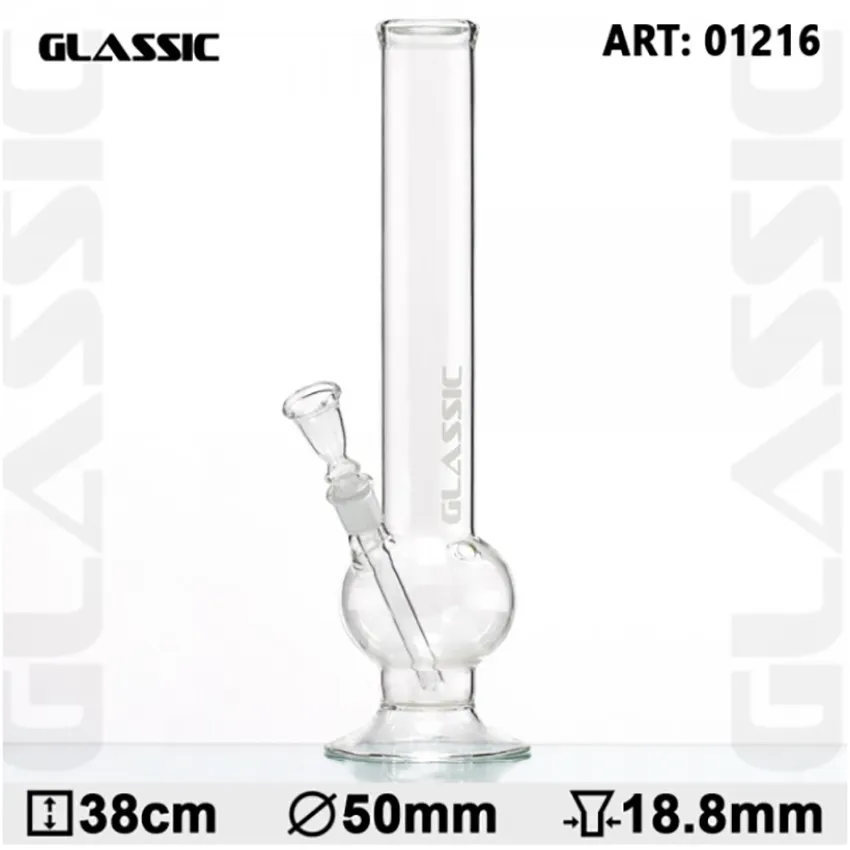 Glassic | Bouncer Bong – H:38cm- Ø:50mm- Socket:18.8m – Bild 2